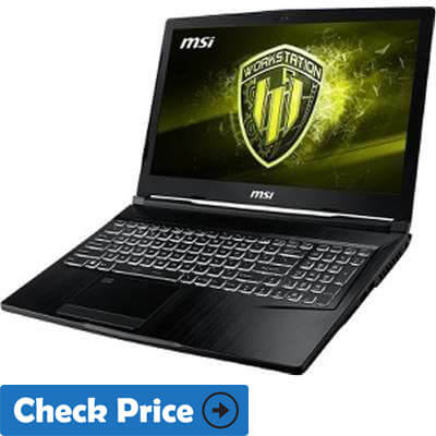 MSI WE63 8SJ-235 laptop for Architects students